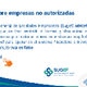 Banner empresas no autorizadas